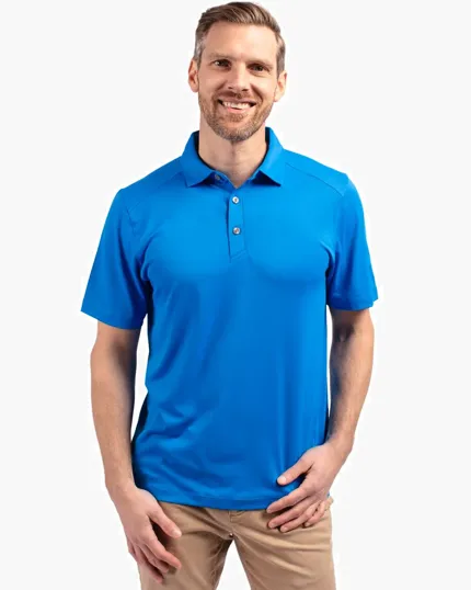 Forge Recycled Four-Way Stretch Men's Big & Tall Polo — view 7