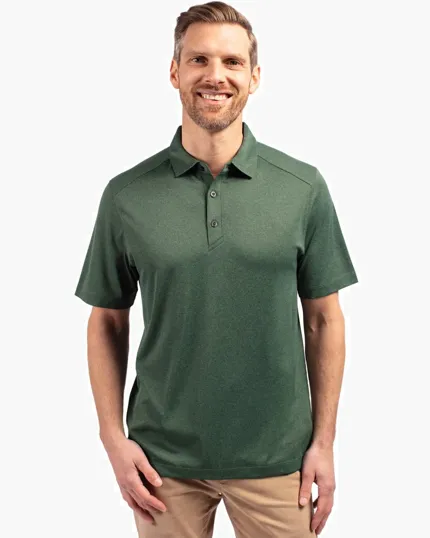 Forge Recycled Four-Way Stretch Men's Big & Tall Polo — view 8