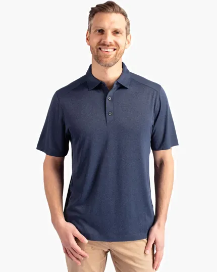 Forge Recycled Four-Way Stretch Men's Big & Tall Polo — view 9