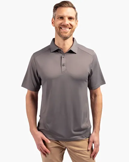 Forge Recycled Four-Way Stretch Men's Big & Tall Polo — view 12