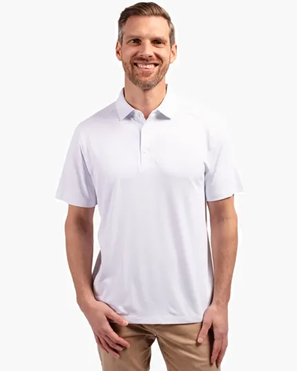 Forge Recycled Four-Way Stretch Men's Big & Tall Polo — view 13