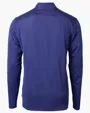 Virtue Recycled Micro Stripe Featherlight Pique Big & Tall Quarter Zip Pullover — view 18