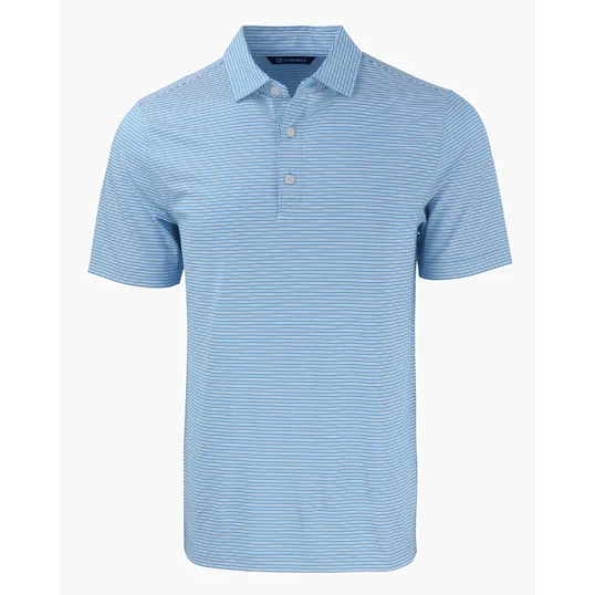 Forge Recycled Double Stripe Four-Way Stretch Men's Big & Tall Polo — view 7