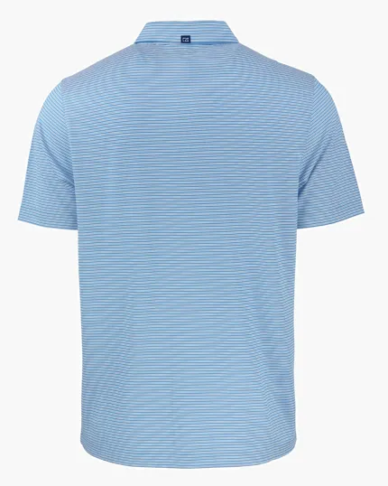 Forge Recycled Double Stripe Four-Way Stretch Men's Big & Tall Polo — view 13