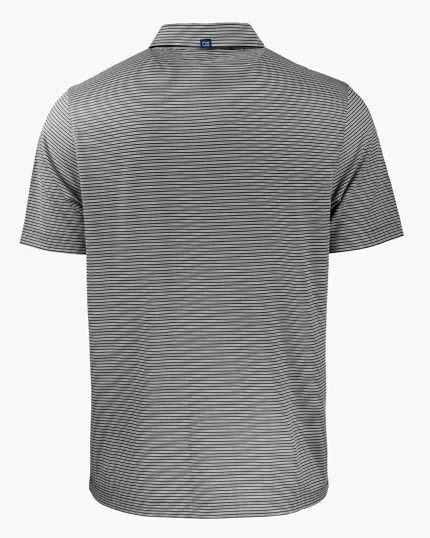 Forge Recycled Double Stripe Four-Way Stretch Men's Big & Tall Polo — view 14