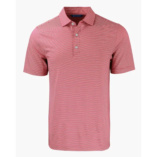 Forge Recycled Double Stripe Four-Way Stretch Men's Big & Tall Polo — view 9
