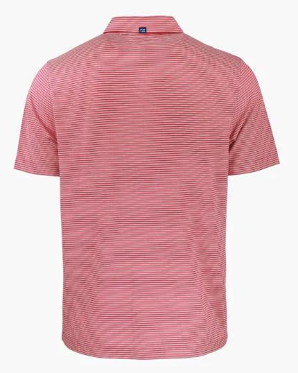 Forge Recycled Double Stripe Four-Way Stretch Men's Big & Tall Polo — view 15