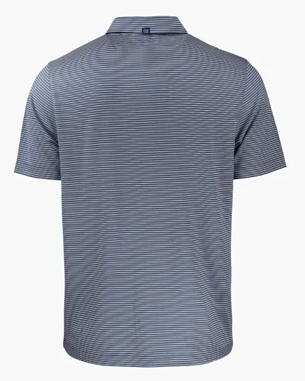 Forge Recycled Double Stripe Four-Way Stretch Men's Big & Tall Polo — view 16