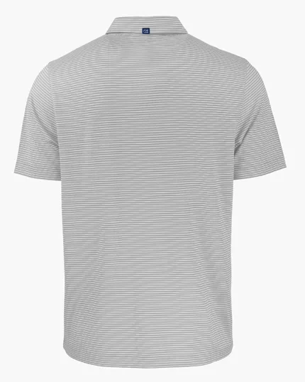 Forge Recycled Double Stripe Four-Way Stretch Men's Big & Tall Polo — view 18