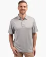 Forge Recycled Double Stripe Four-Way Stretch Men's Big & Tall Polo — view 6