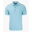 Forge Recycled Heather Stripe Four-Way Stretch Men's Big & Tall Polo — view 7