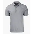 Forge Recycled Heather Stripe Four-Way Stretch Men's Big & Tall Polo — view 8