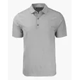 Forge Recycled Heather Stripe Four-Way Stretch Men's Big & Tall Polo — view 10