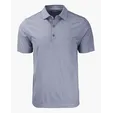 Forge Recycled Heather Stripe Four-Way Stretch Men's Big & Tall Polo — view 11