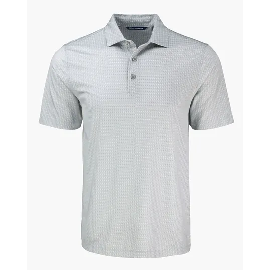 Pike Recycled Shadow Check Print Big & Tall Polo — view 8