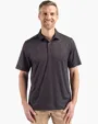 Pike Recycled Shadow Check Print Big & Tall Polo