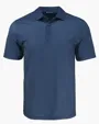 Pike Recycled Shadow Check Print Big & Tall Polo — view 7