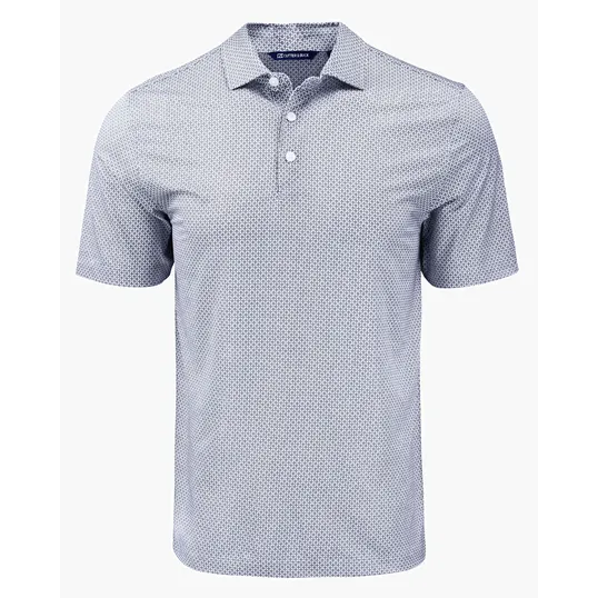 Pike Recycled Diamond Dot Print Men's Big & Tall Polo — view 6