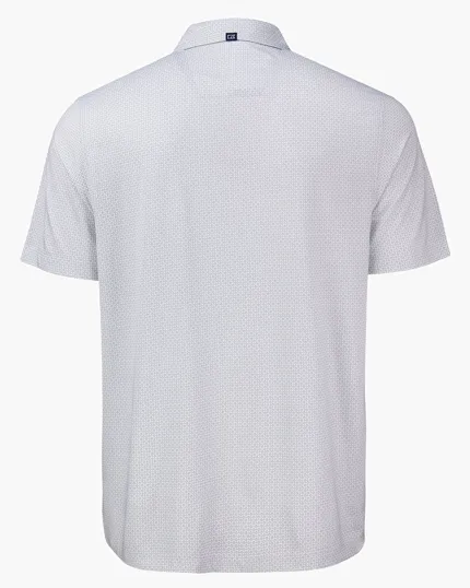 Pike Recycled Diamond Dot Print Men's Big & Tall Polo — view 12