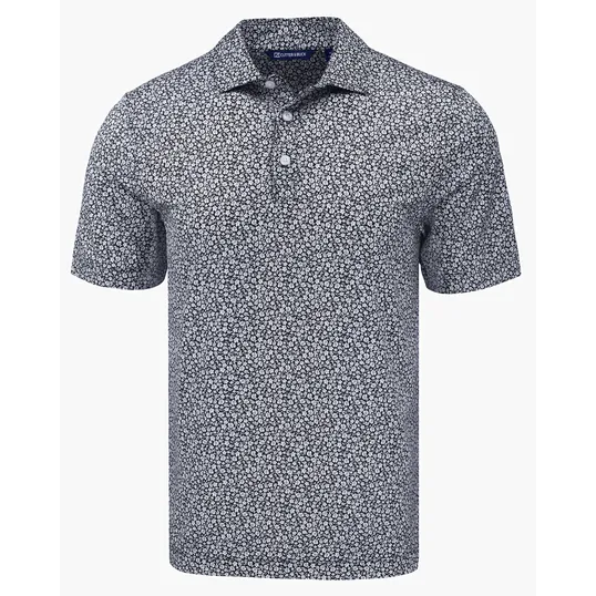 Pike Recycled Flora Print Big & Tall Polo — view 7