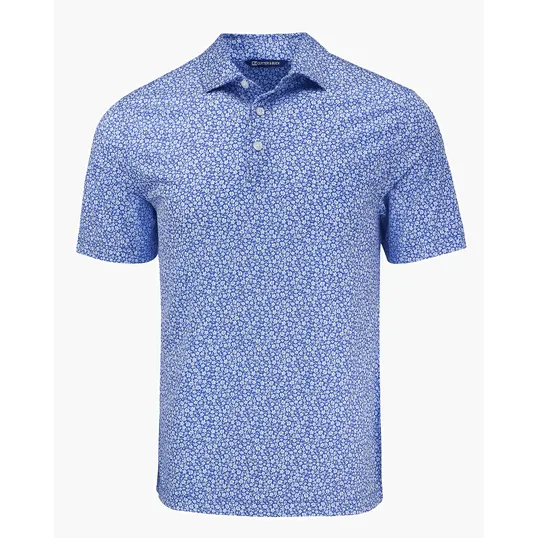 Pike Recycled Flora Print Big & Tall Polo — view 8