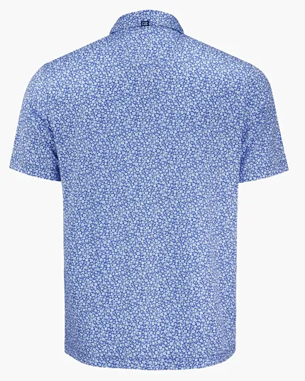 Pike Recycled Flora Print Big & Tall Polo — view 13