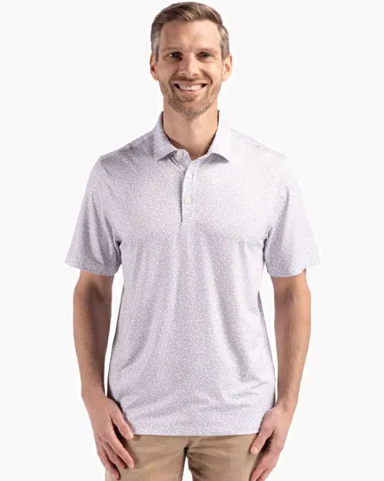 Pike Recycled Flora Print Big & Tall Polo — view 5