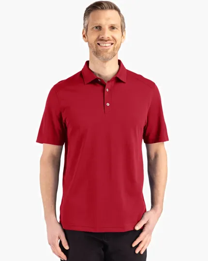 Advantage Refresh Recycled Cotton-Blend Pique Men's Big & Tall Polo — view 17
