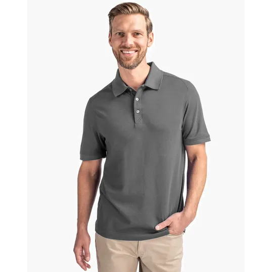 Advantage Epic Confidence Recycled Tri-Blend Pique Big & Tall Polo — view 4