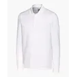 Advantage Recycled Cotton-Blend Pique Long Sleeve Polo, Big & Tall — view 7