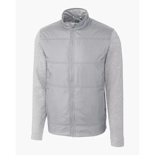 Stealth Recycled Hybrid Quilted Big & Tall Windbreaker Jacket — view 4