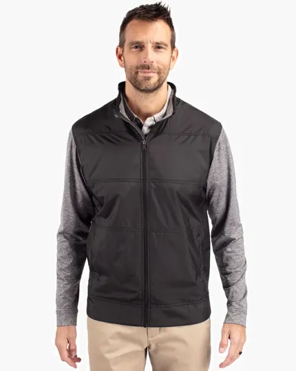 Stealth Recycled Hybrid Quilted Big & Tall Windbreaker Jacket — view 2