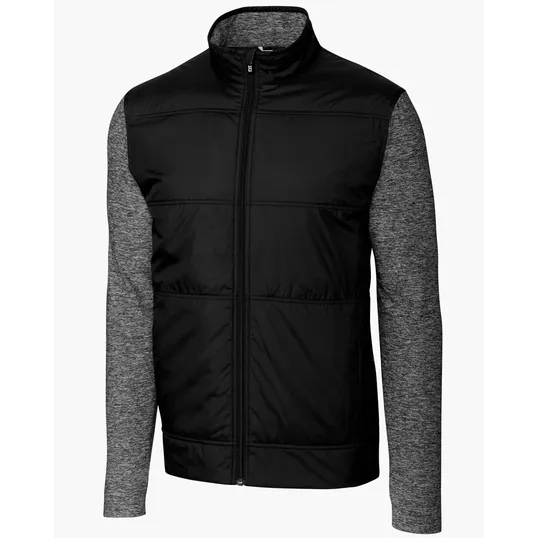 Stealth Recycled Hybrid Quilted Big & Tall Windbreaker Jacket — view 5
