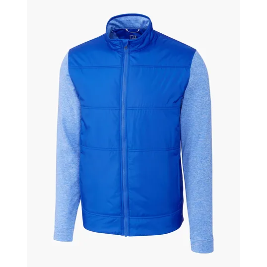 Stealth Recycled Hybrid Quilted Big & Tall Windbreaker Jacket — view 6
