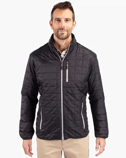 Rainier Recycled Insulated Puffer Jacket, Big & Tall Full Zip
