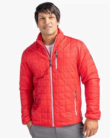 Rainier Recycled Insulated Puffer Jacket, Big & Tall Full Zip — view 3