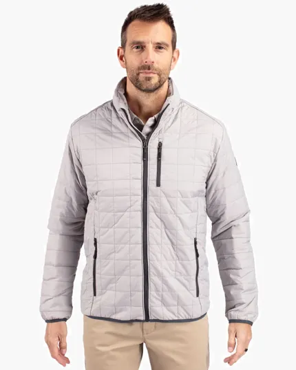 Rainier Recycled Insulated Puffer Jacket, Big & Tall Full Zip — view 4