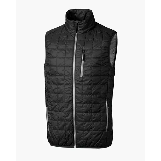 Rainier Recycled Insulated Puffer Men's Big & Tall Full Zip Vest — view 9
