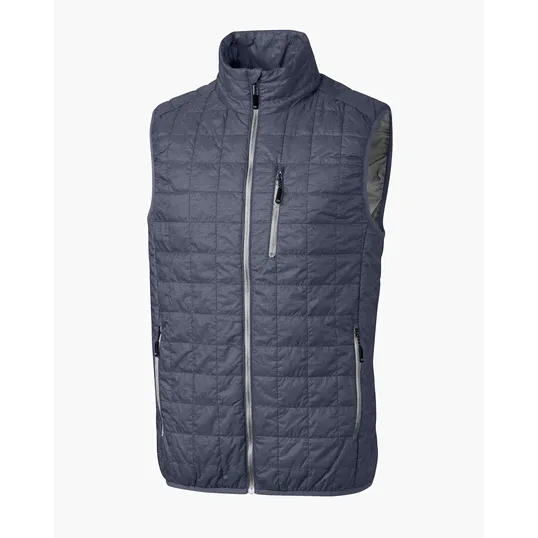 Rainier Recycled Insulated Puffer Men's Big & Tall Full Zip Vest — view 10