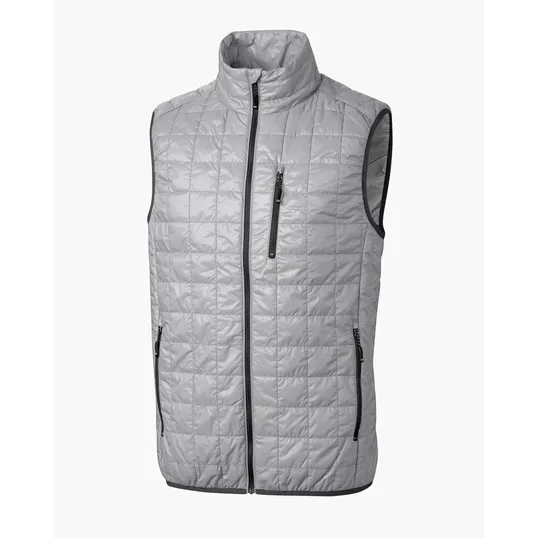 Rainier Recycled Insulated Puffer Men's Big & Tall Full Zip Vest — view 11