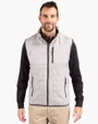 Rainier Recycled Insulated Puffer Men's Big & Tall Full Zip Vest — view 4