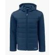 Evoke Recycled Honeycomb Fleece Men's Big & Tall Hybrid Full Zip Jacket — view 6