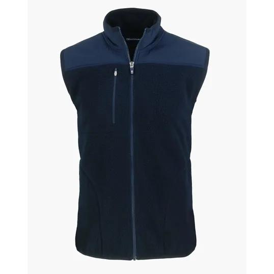 Cascade Epic Comfort Recycled Sherpa Fleece Full Zip Vest — view 4