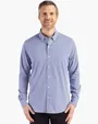 Skyline Recycled Gingham Big & Tall Long Sleeve Dress Shirt