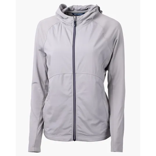 Adapt Recycled Soft Knit Stretch Womens Hybrid Full Zip Jacket — view 11
