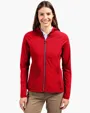 Adapt Recycled Soft Knit Stretch Womens Hybrid Full Zip Jacket — view 4