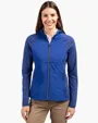 Adapt Recycled Soft Knit Stretch Womens Hybrid Full Zip Jacket — view 5