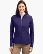 Adapt Recycled Soft Knit Stretch Womens Hybrid Full Zip Jacket — view 6