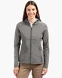 Adapt Recycled Soft Knit Stretch Womens Hybrid Full Zip Jacket — view 25