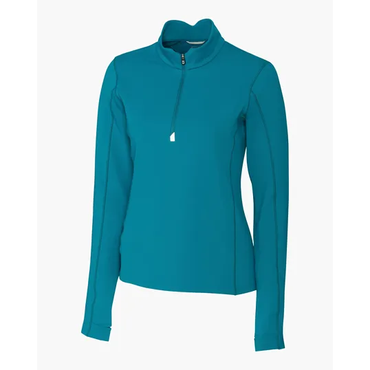 Traverse Recycled Smooth Stretch Women's Quarter Zip Pullover — view 18